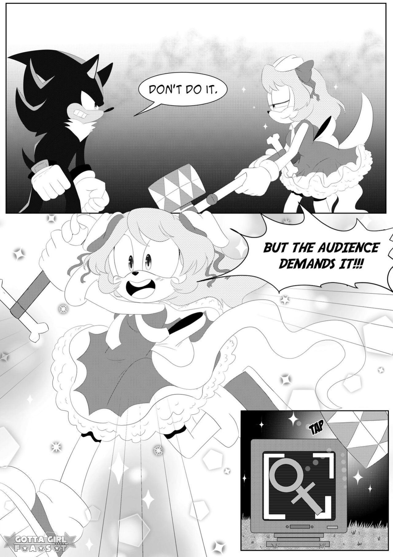 [FLuffyTG] Gotta Girl Fast #1: Shadow