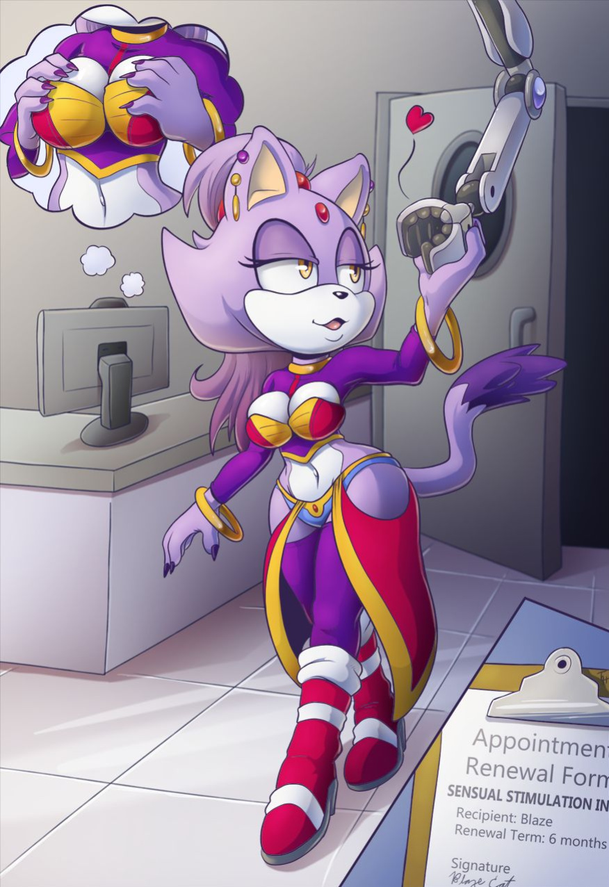 [TheOtherHalf] Blaze's Sensual Makeover (Sonic The Hedgehog)