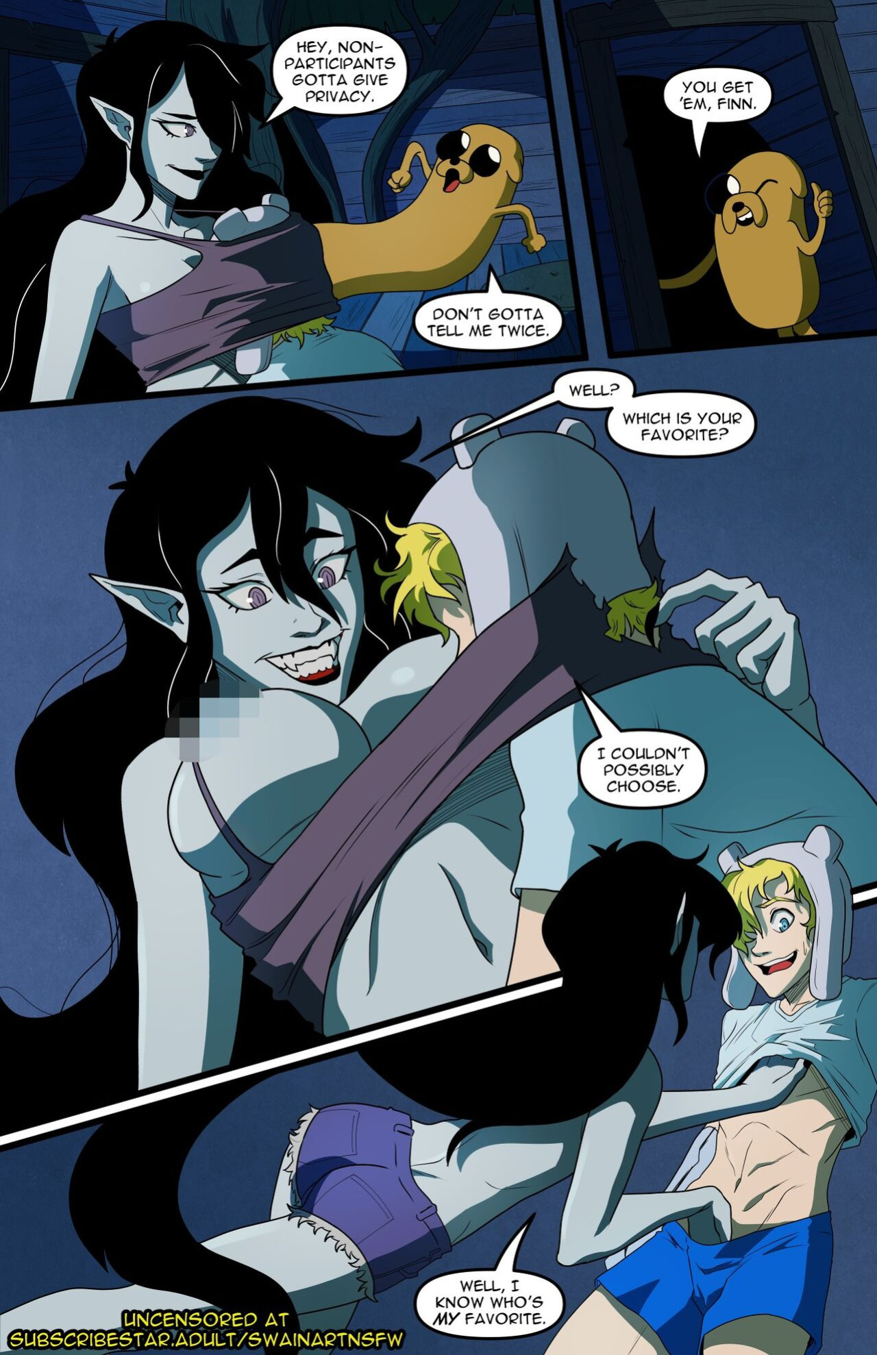 [SwainArt] When PB is Away, Marcy will Play (Adventure Time)
