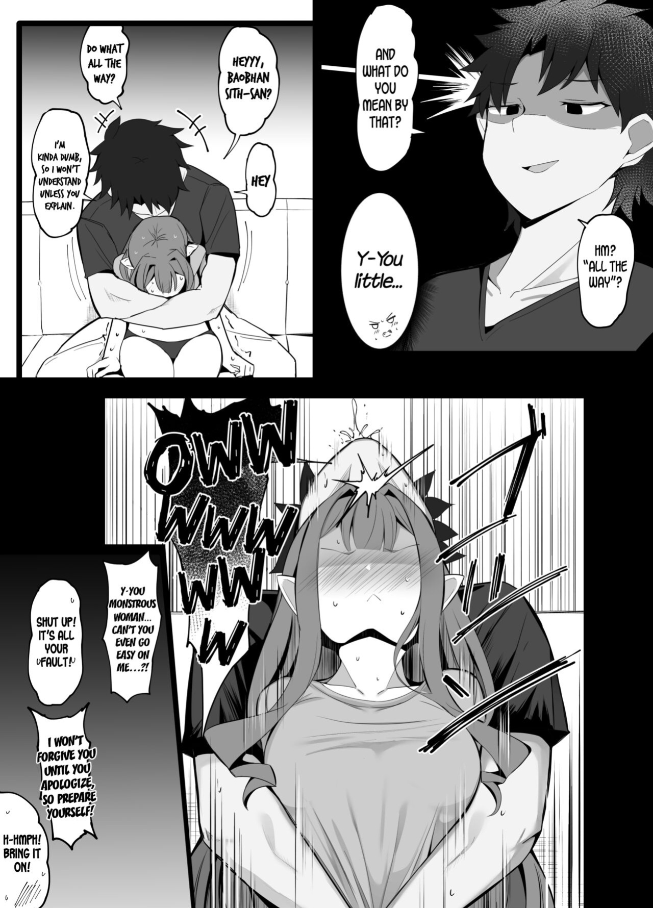 [Corundum] Master and Baobhan Sith-san He's Suuuuuper Close With (Fate/Grand Order) [LunaticSeibah]