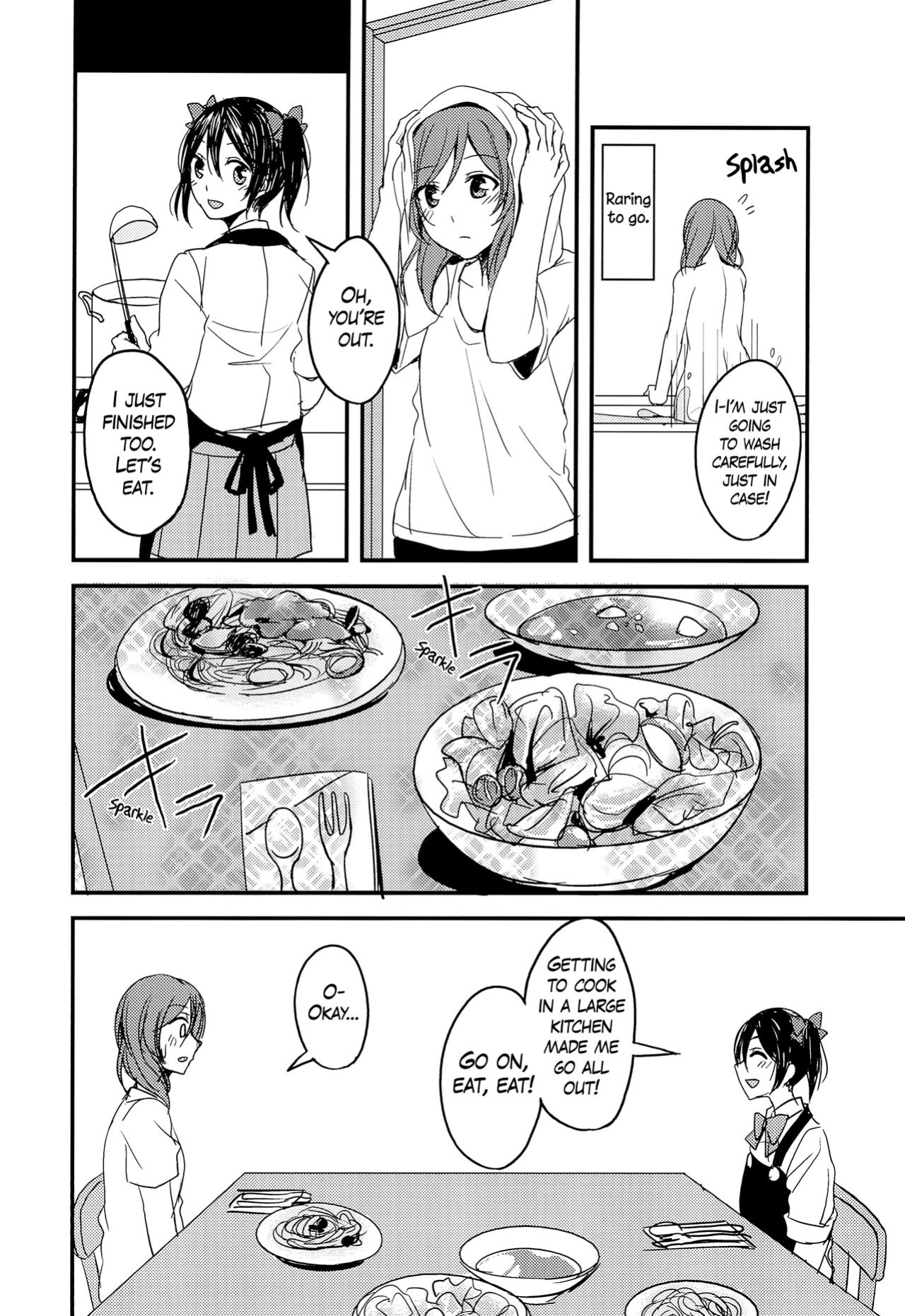 (C89) [CablegramHB (Aki Hen)] Te to Te, Me to Me. | Hand in Hand, Eye to Eye. (Love Live!) {Rinruririn}