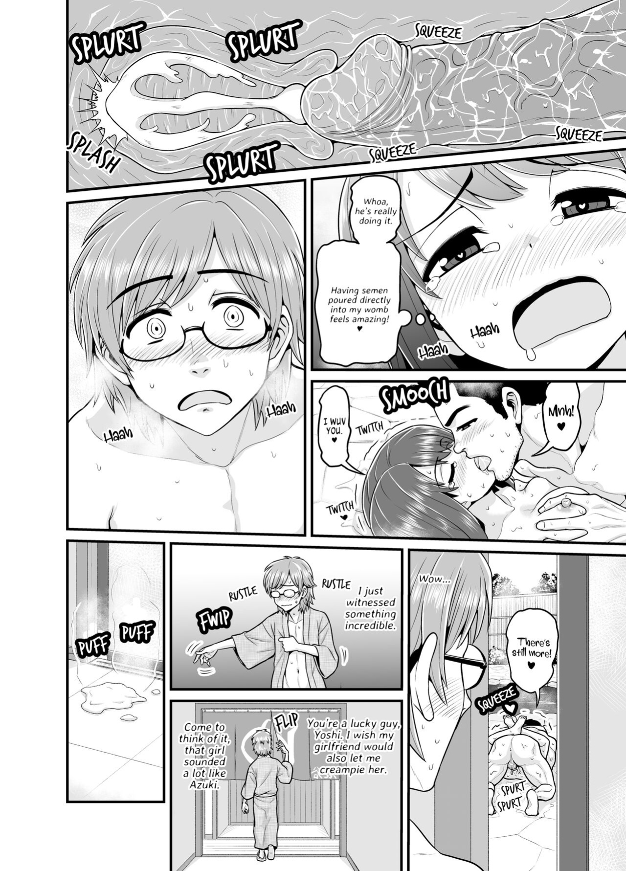 [Gachonjirou] Hot Spring Netorare Manga