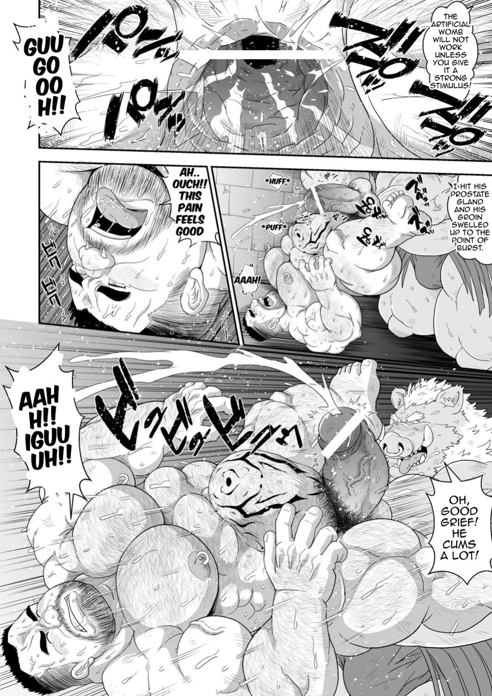 [Bear Tail (Chobikuma)] Buta no Harami Bukuro | Pig's Breeding Sack [Gachidebu]