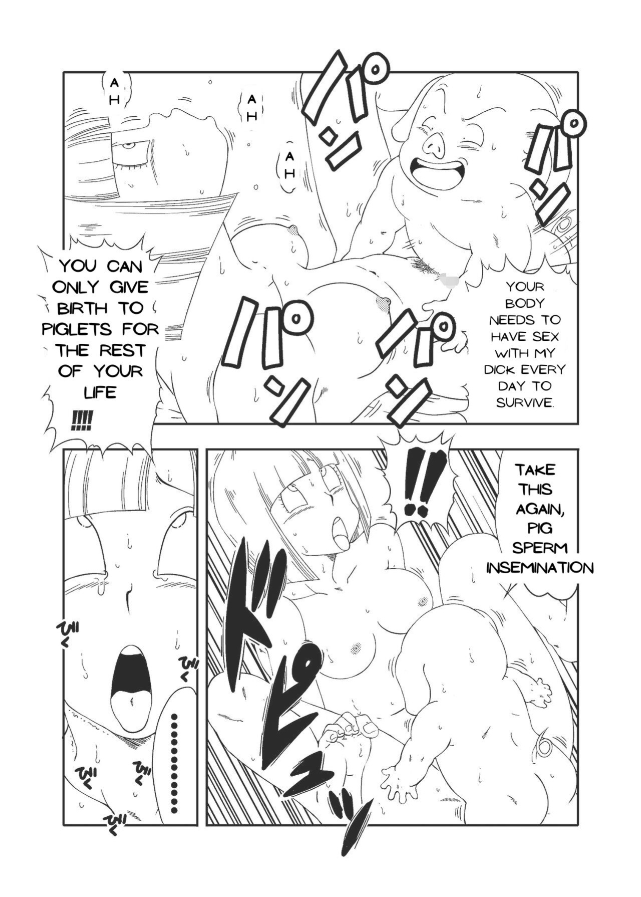 [Old School Academy (Amedama Akihito)] DB-X Oolong x Bulma (Dragon Ball)