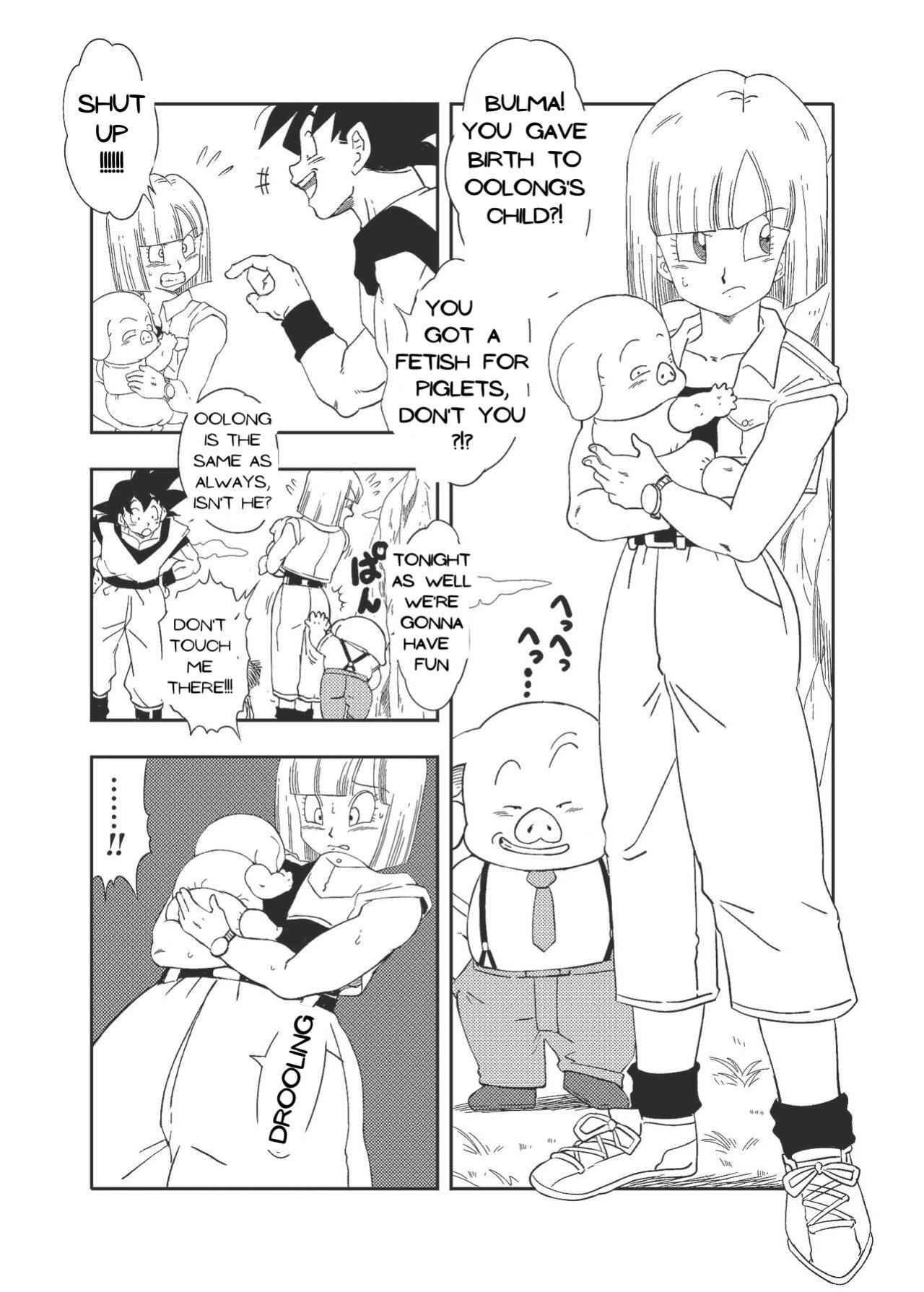 [Old School Academy (Amedama Akihito)] DB-X Oolong x Bulma (Dragon Ball)