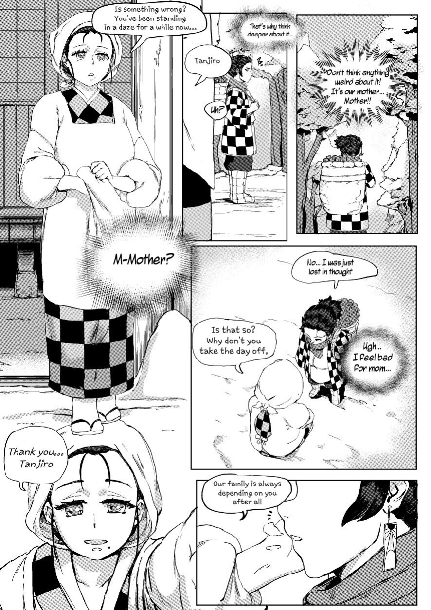 [REDchicken] Haha to Watashi (ge) | Mother and I (First Part) (Kimetsu no Yaiba) [Uncle Bane]