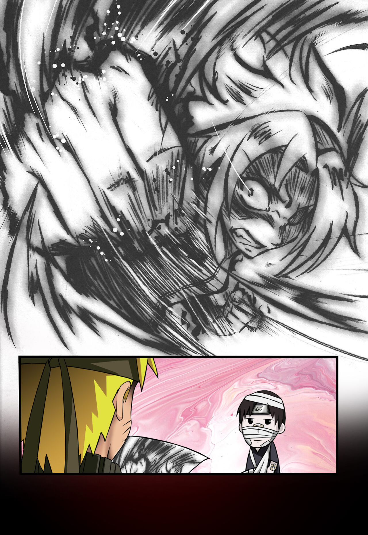 (C87) [Karakishi Youhei-dan Shinga (Sahara Wataru, Sentarou)] Haouju 2 (Naruto) {hentaimangaprivatov} [Color]