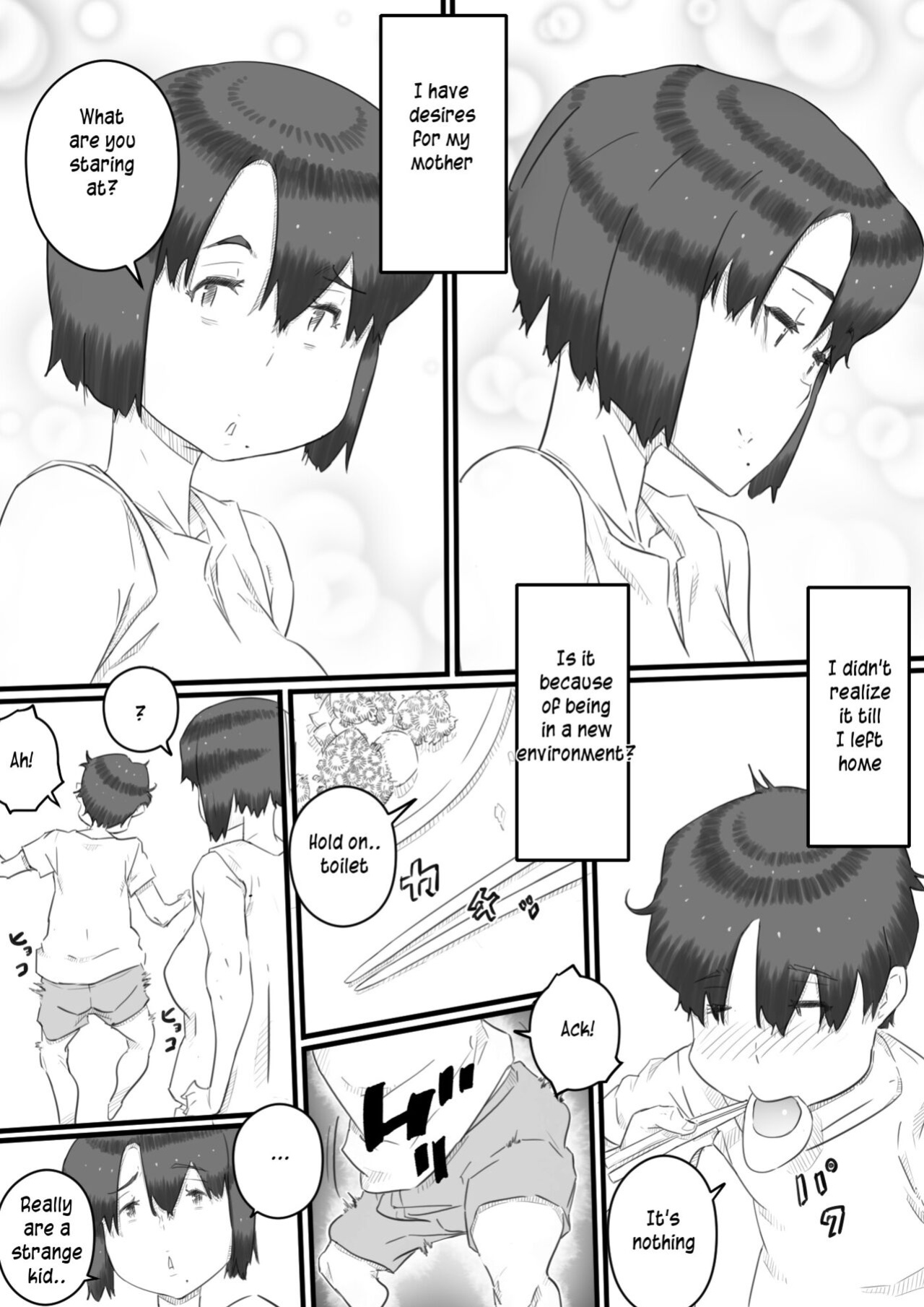 [Hirekatsu] Hitorigurashi no Musuko no Heya de | Staying over at my son's apartment [innyinny]