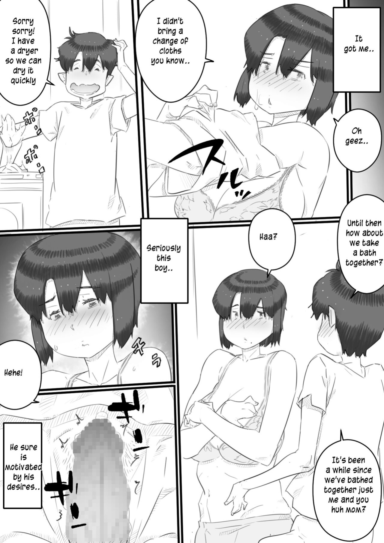 [Hirekatsu] Hitorigurashi no Musuko no Heya de | Staying over at my son's apartment [innyinny]