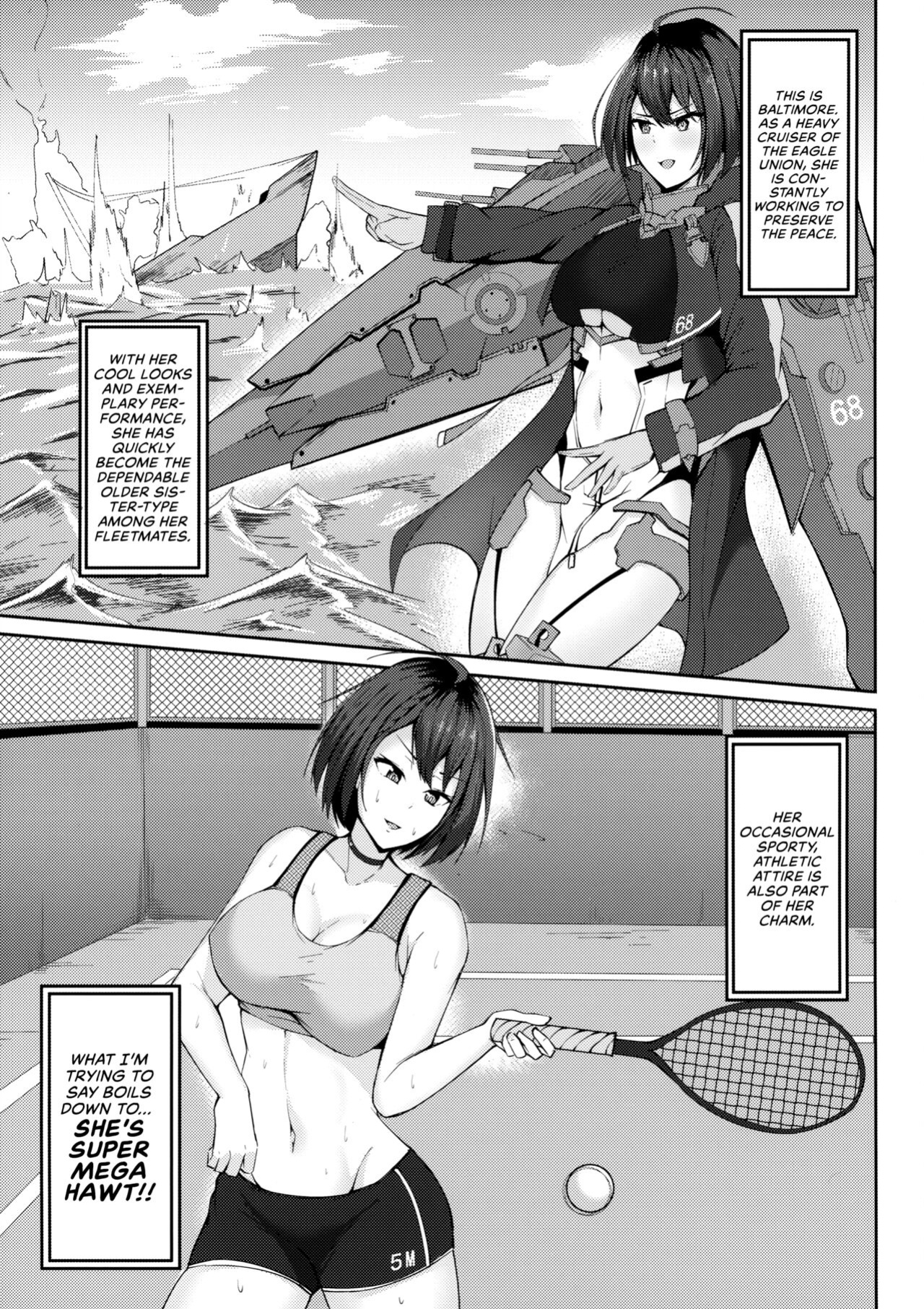 (AC2) [Cyclosabakan (Sabakan)] Baltimore's Cervical Retrofit (Azur Lane) [head empty]