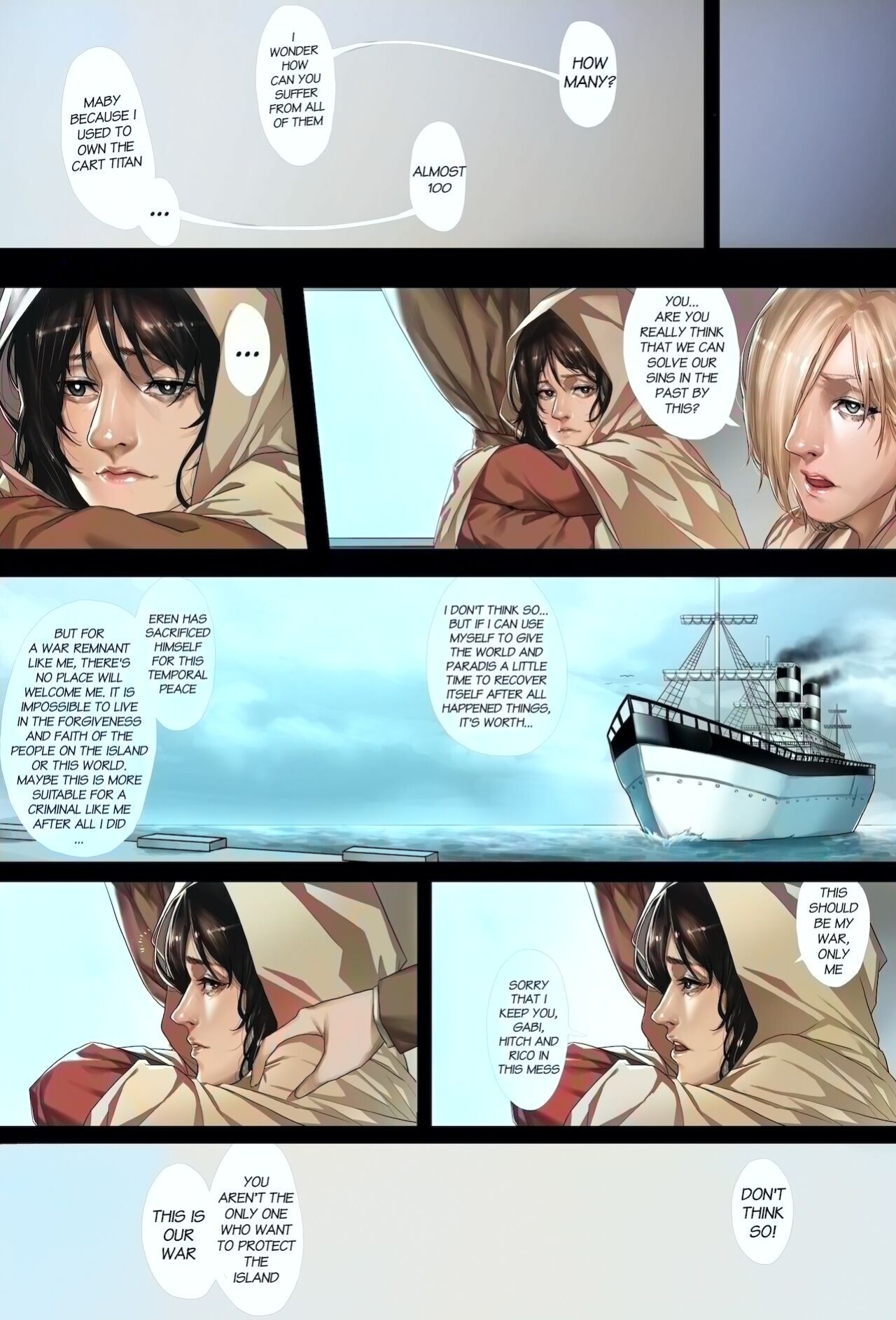 [Sharai] My War (Attack on Titan) (Colored) [OKONO99]