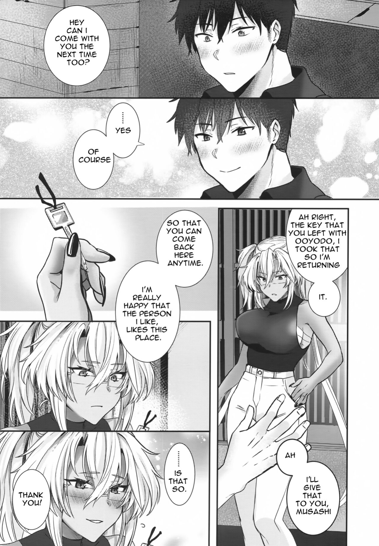 (C100) [Marosaan (Yunamaro)] Musashi-san no Yoru Jijou Anata no Ai Kagi Hen (Kantai Collection -KanColle-) [Carl]