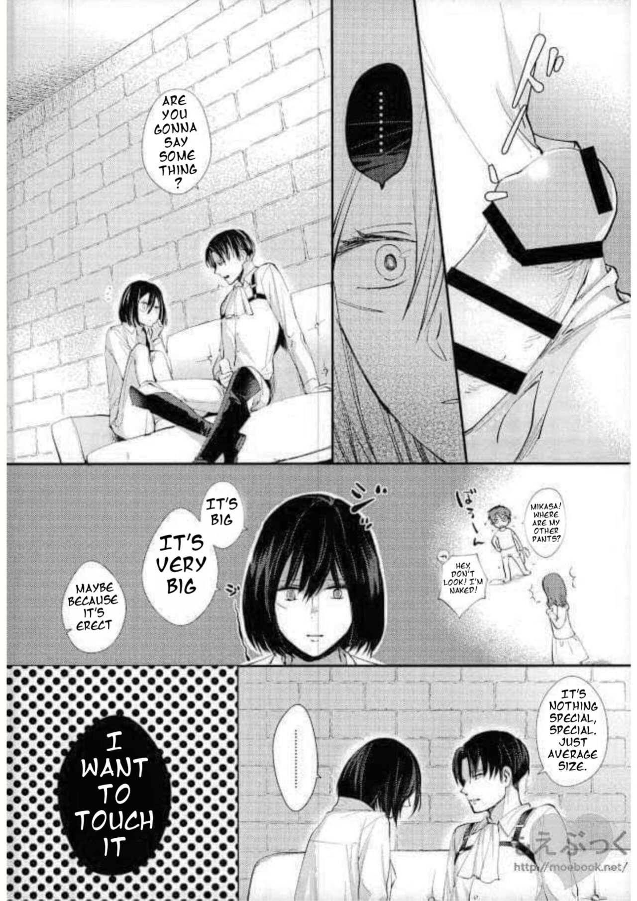 I Can't Wait by Sakuragawanaa (Attack on Titan Levi x Mikasa Doujin) English Translation