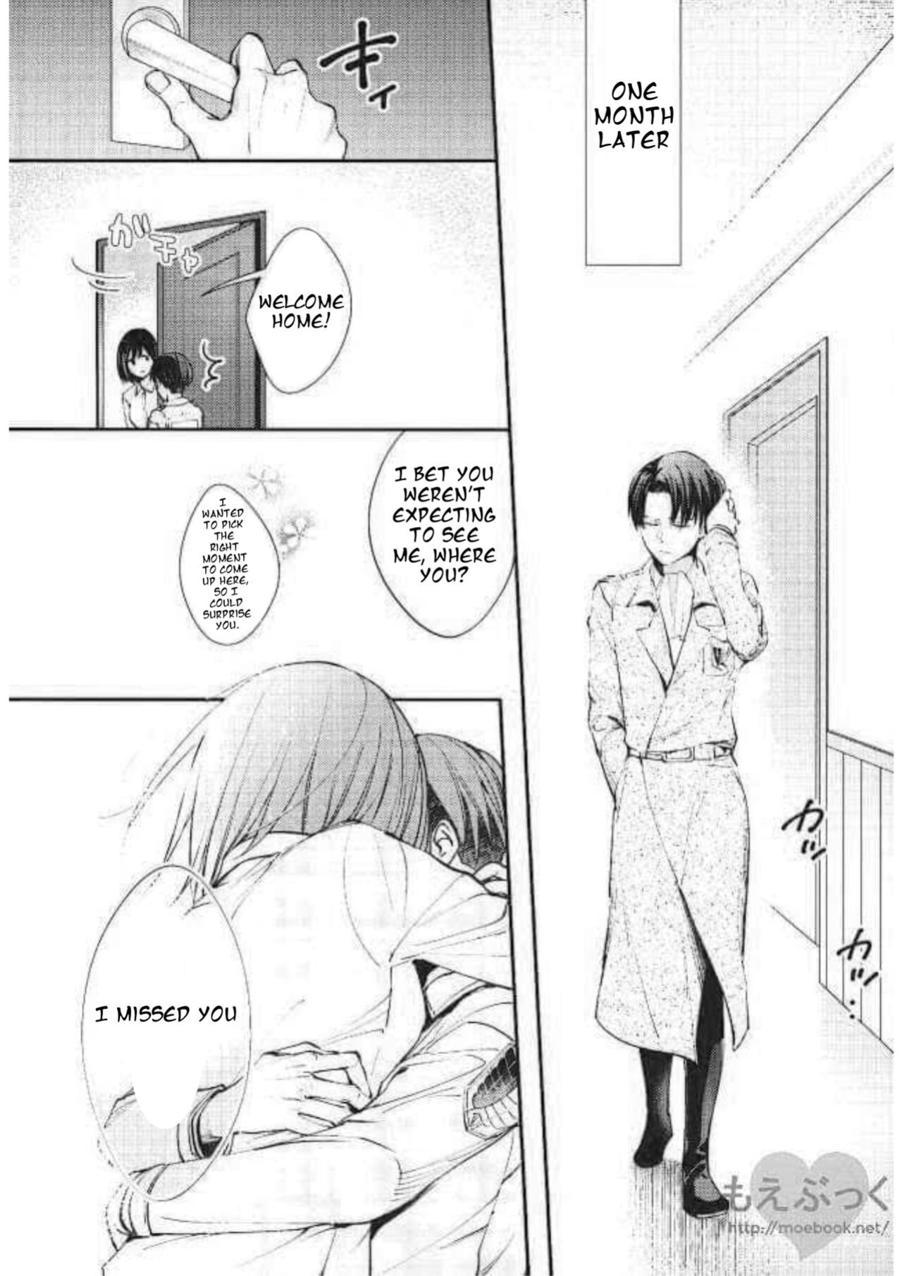 I Can't Wait by Sakuragawanaa (Attack on Titan Levi x Mikasa Doujin) English Translation