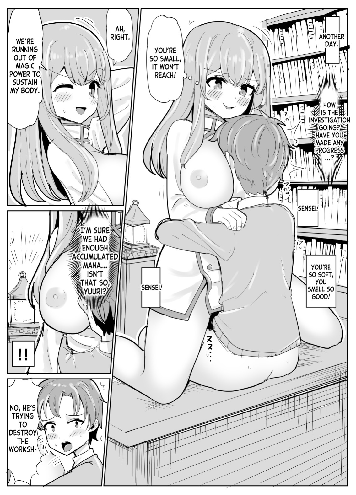 [tsuniverse (Yuniba)] Mage Teacher Possession Manga (Fantia) [desudesu]