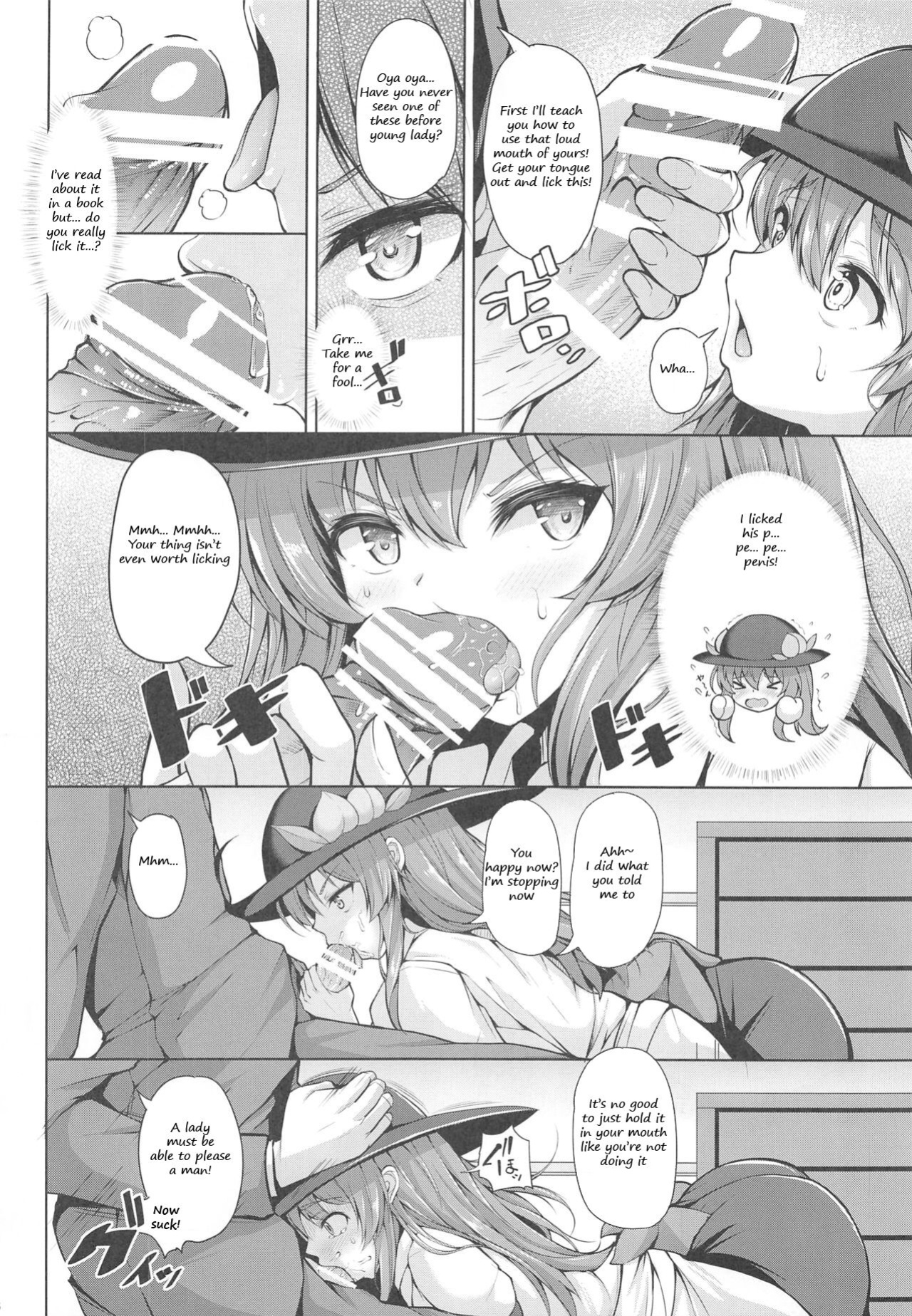 (C96) [Rocket Chousashitsu (Koza)] Iiko ni Shite yo ne Tenshi-chan | Be a good girl Tenshi-chan~! (Touhou Project)