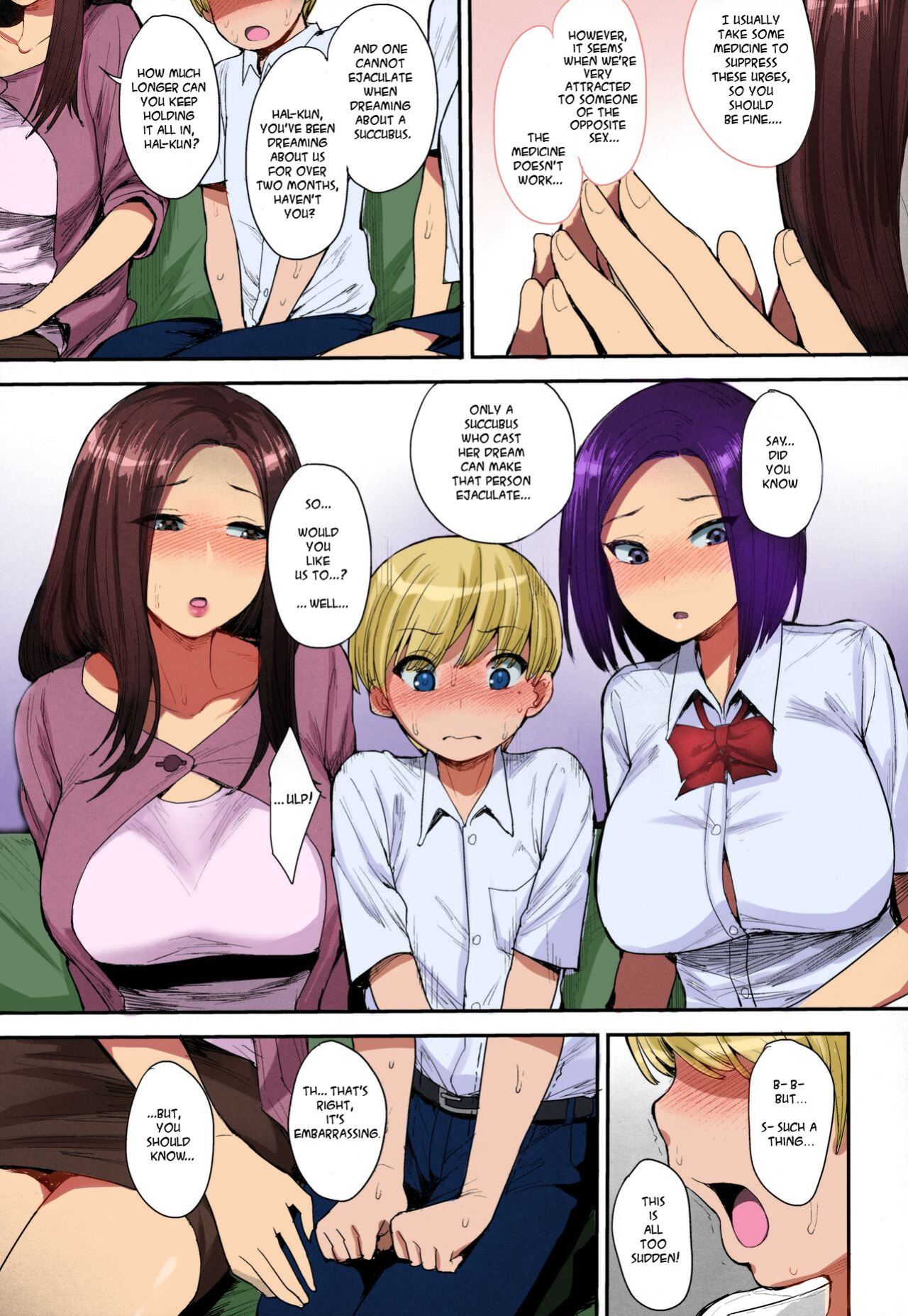 (C94) [Mousou Deguchi (Unou)] Succubus no Rinjin | A Succubus' Neighbor [Some Asshole] [Colorized]