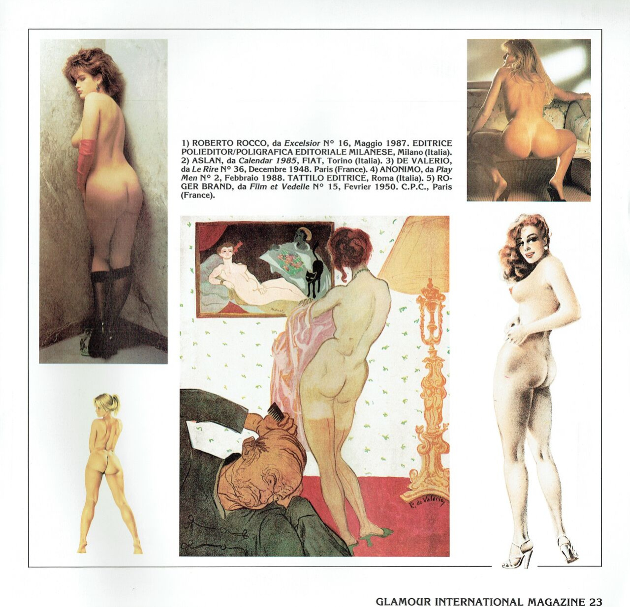 Glamour International Magazine no.13 March 1989