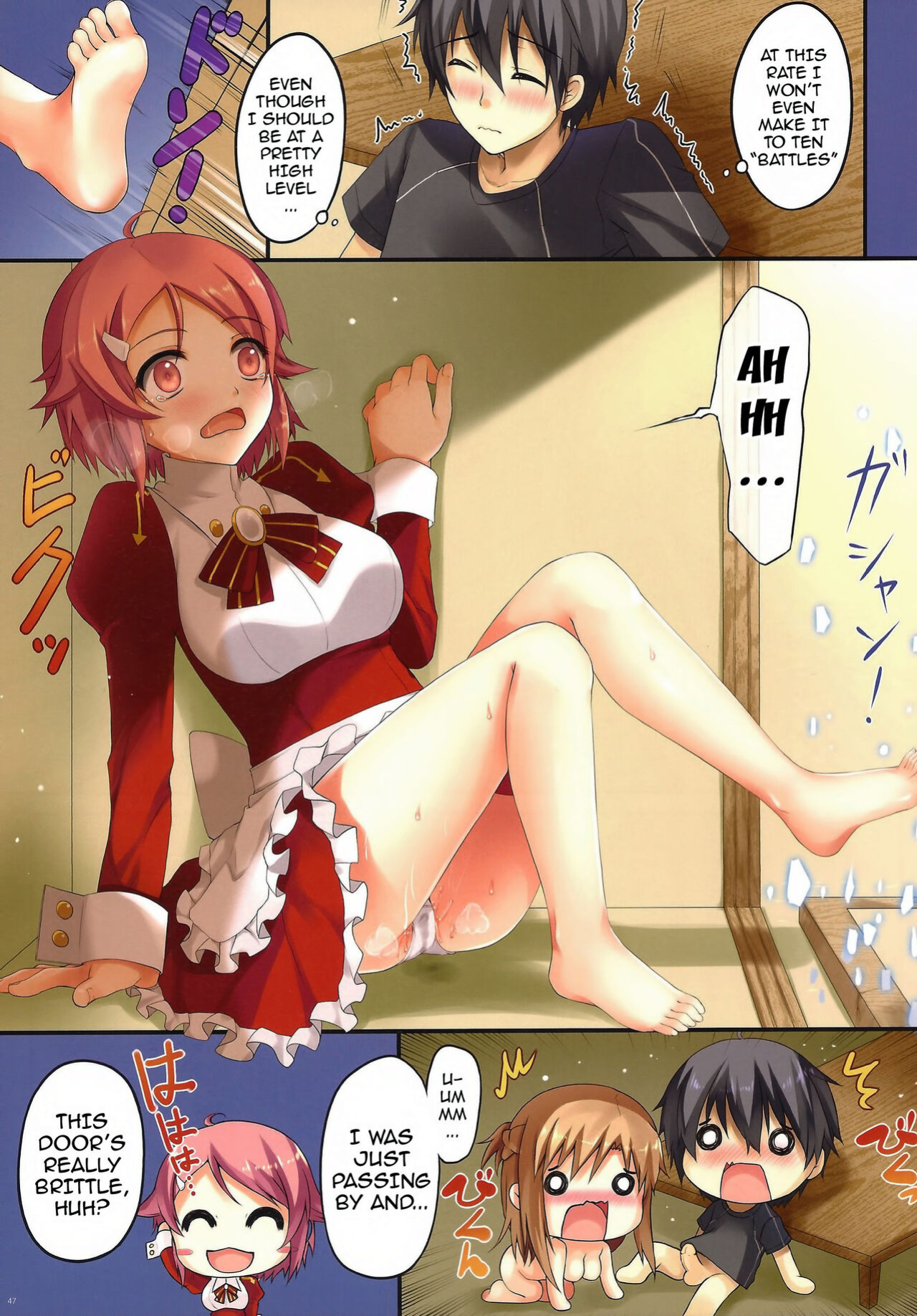 [TwinBox (Hanahanamaki, Sousouman)] Asuna ni 100% Nama Nakadashi Shimasu | Cumming Inside Asuna 100% Raw (Sword Art Online)