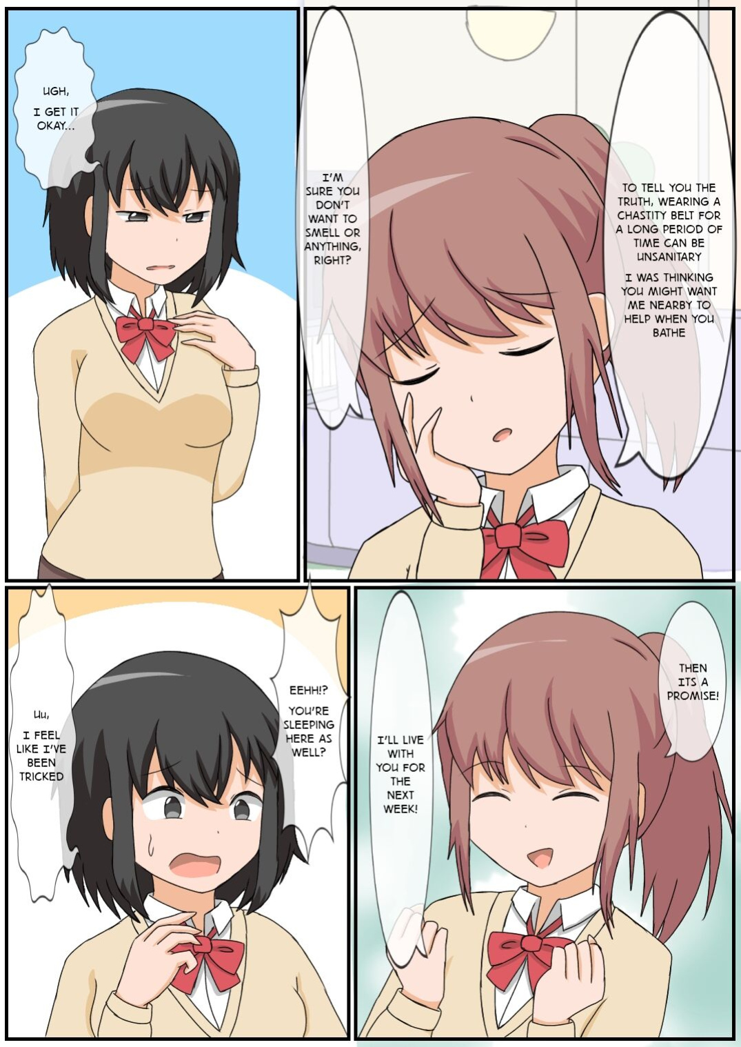 Onanie Kinshi Seikatsu!? Ecchi Zuki no JK ga Teisoutai de Zecchou Kanri sareta Kekka...