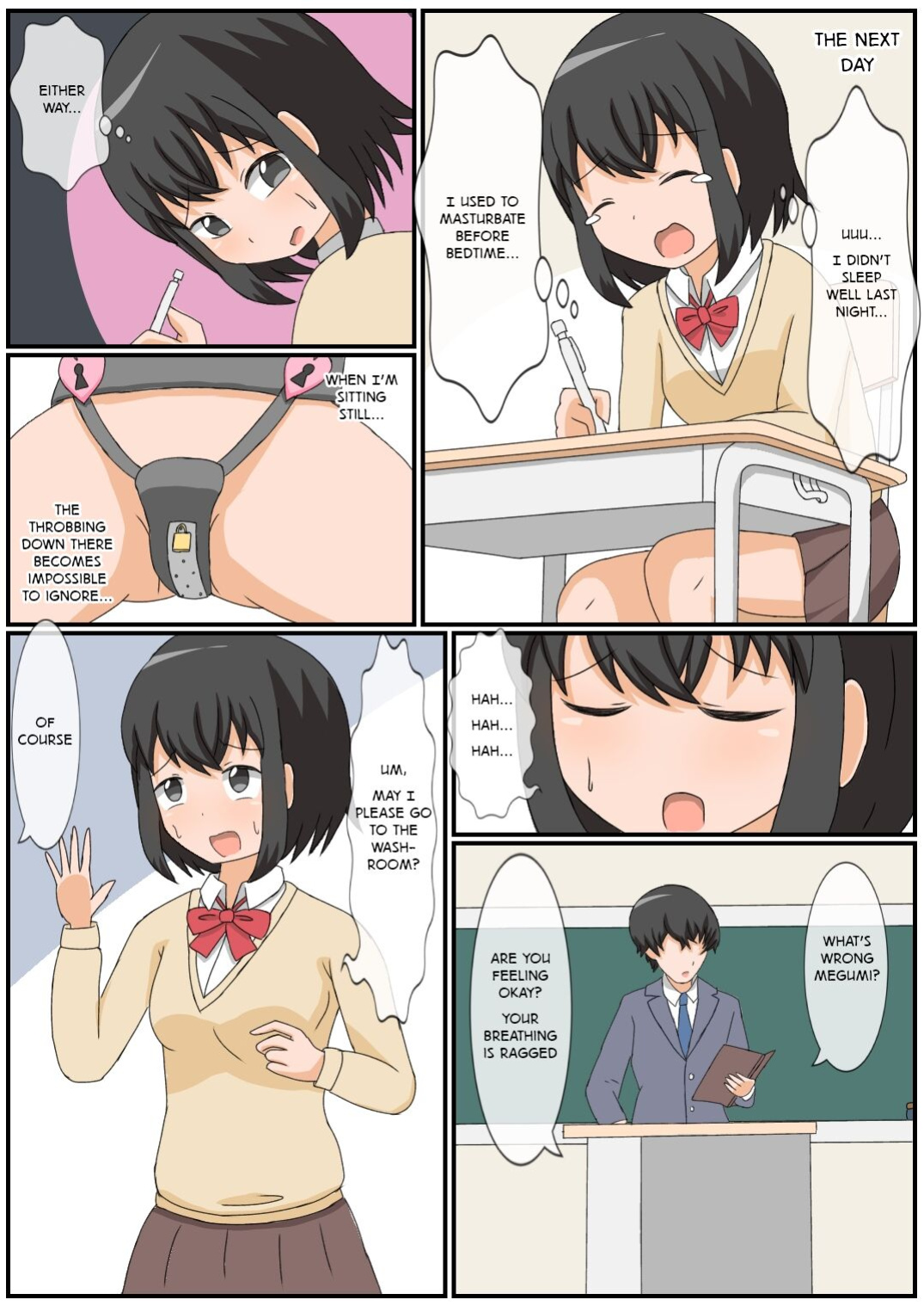Onanie Kinshi Seikatsu!? Ecchi Zuki no JK ga Teisoutai de Zecchou Kanri sareta Kekka...