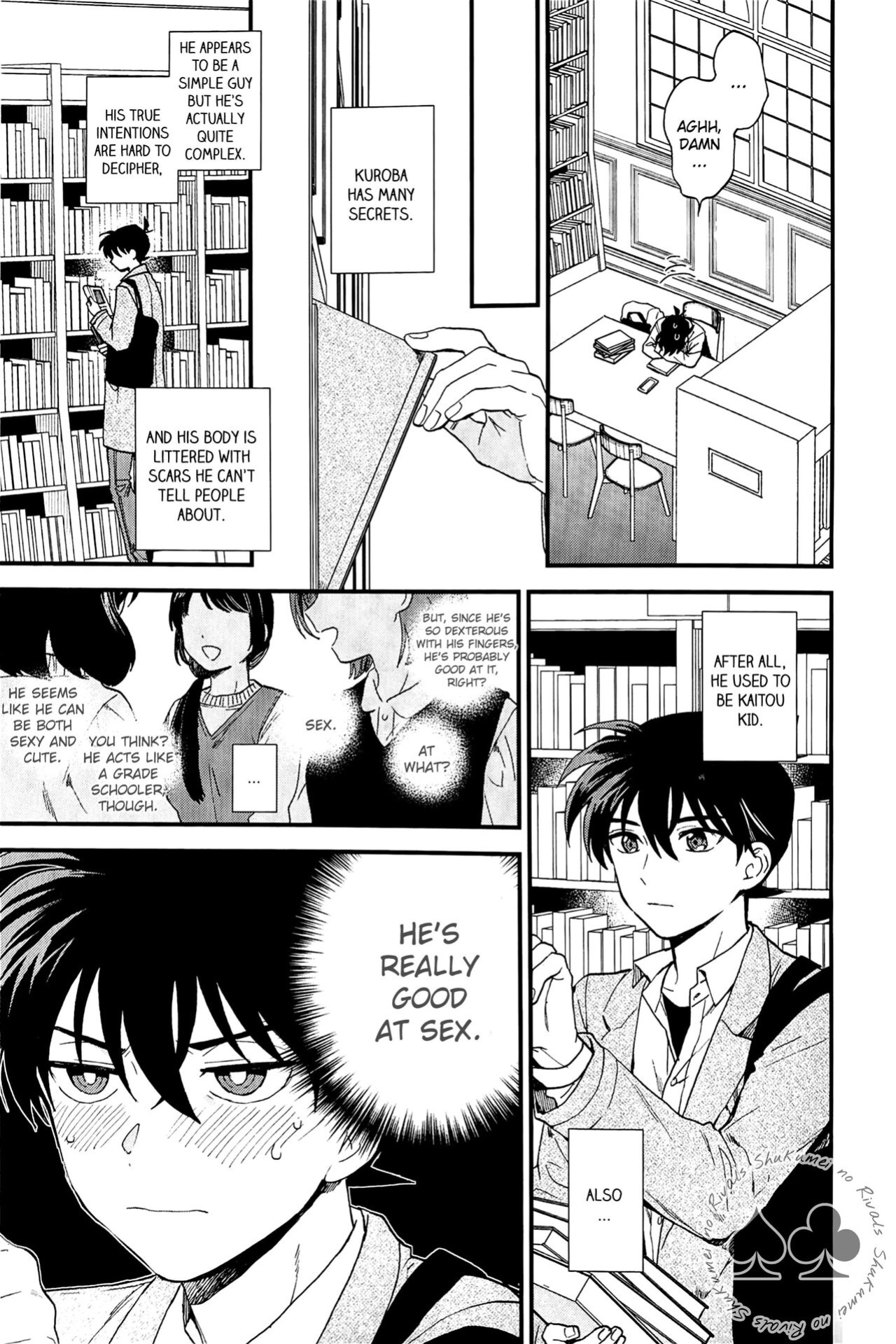 (Himitsu no Ura Kagyou 23) [LOG (M2GO)] Himtsu wa Amai (Detective Conan) [Shukumei no Rivals]