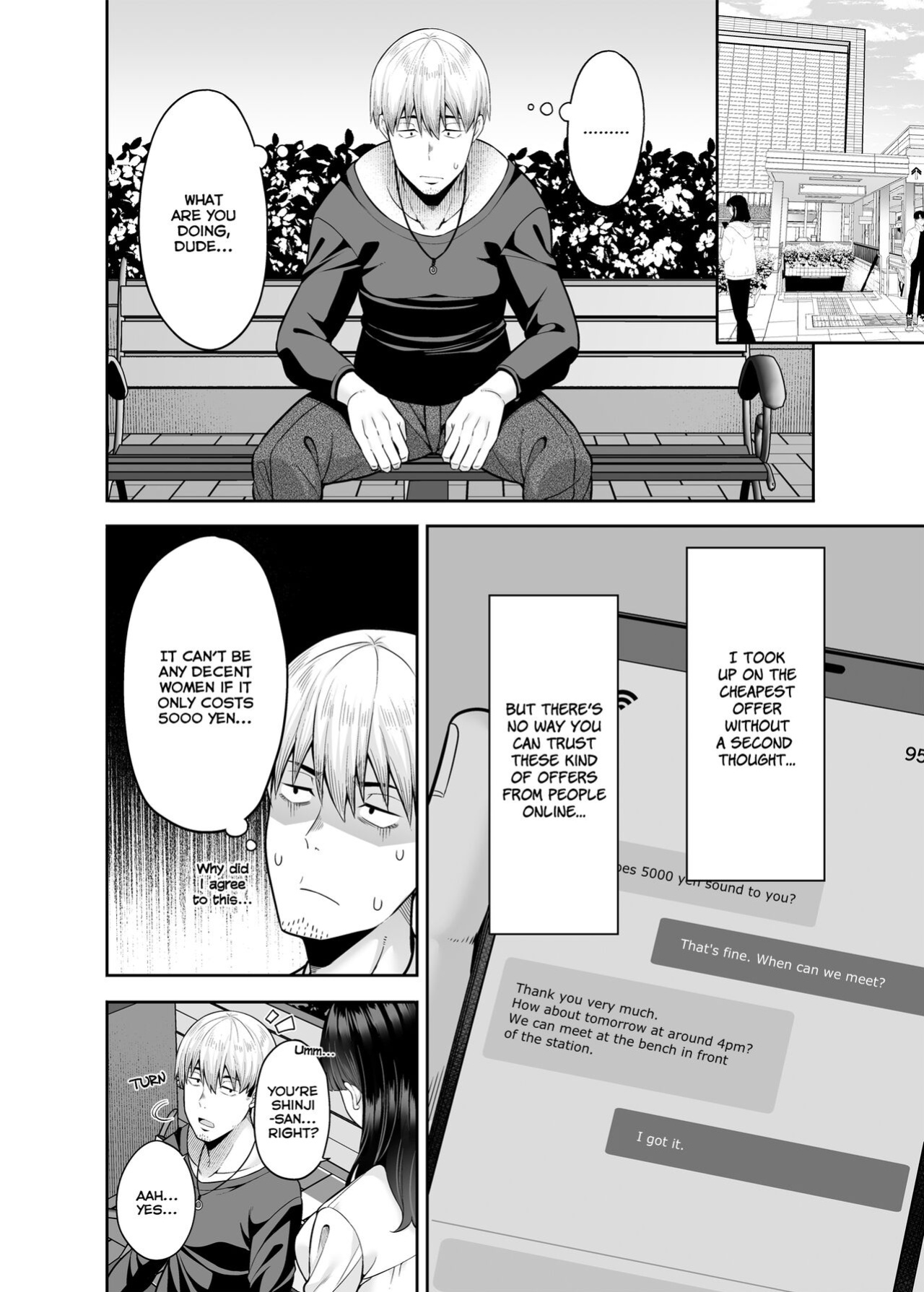 [Fujiya (Nectar)] Gyakuten Enkou ~Ore ga Kawareru Sekai~ | Reversed Compensated Dating ~A World Where I Get Bought~