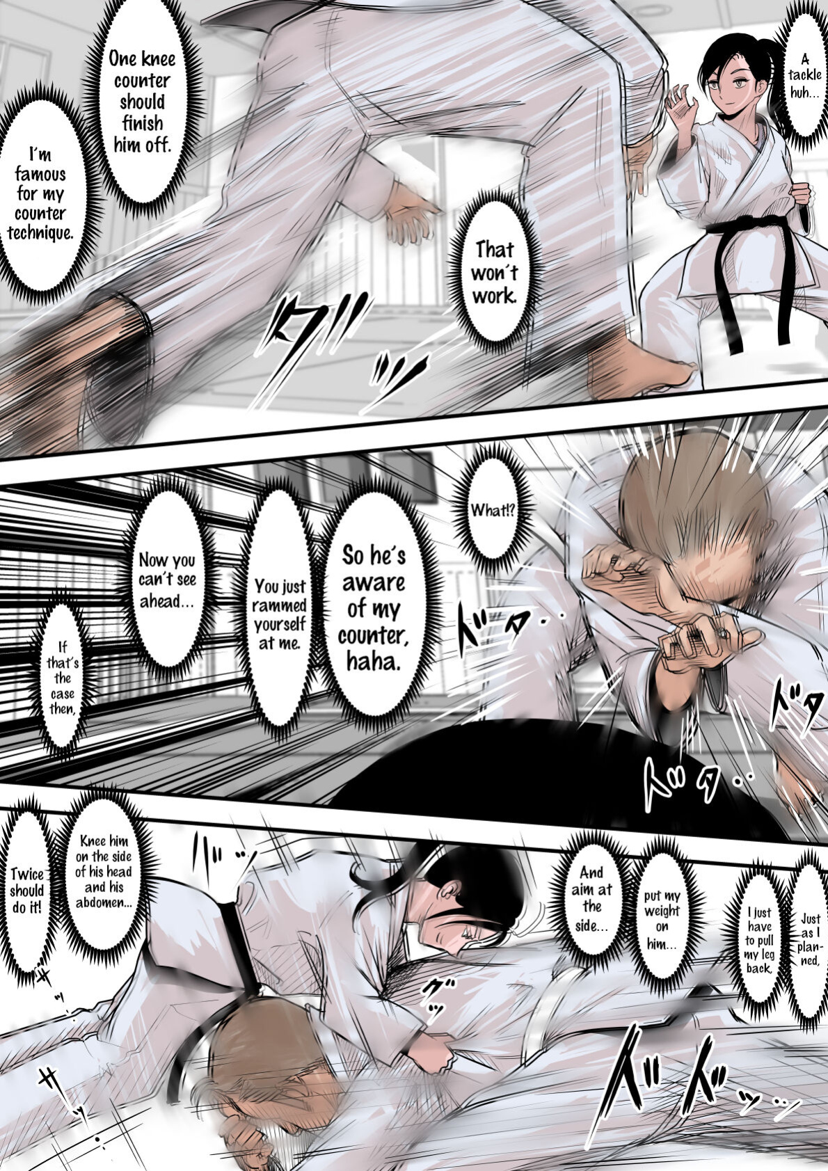 [Haruharudo] Aru Bijin Karateka no Haiboku Nisshi vol. 1 {HMC Translation}