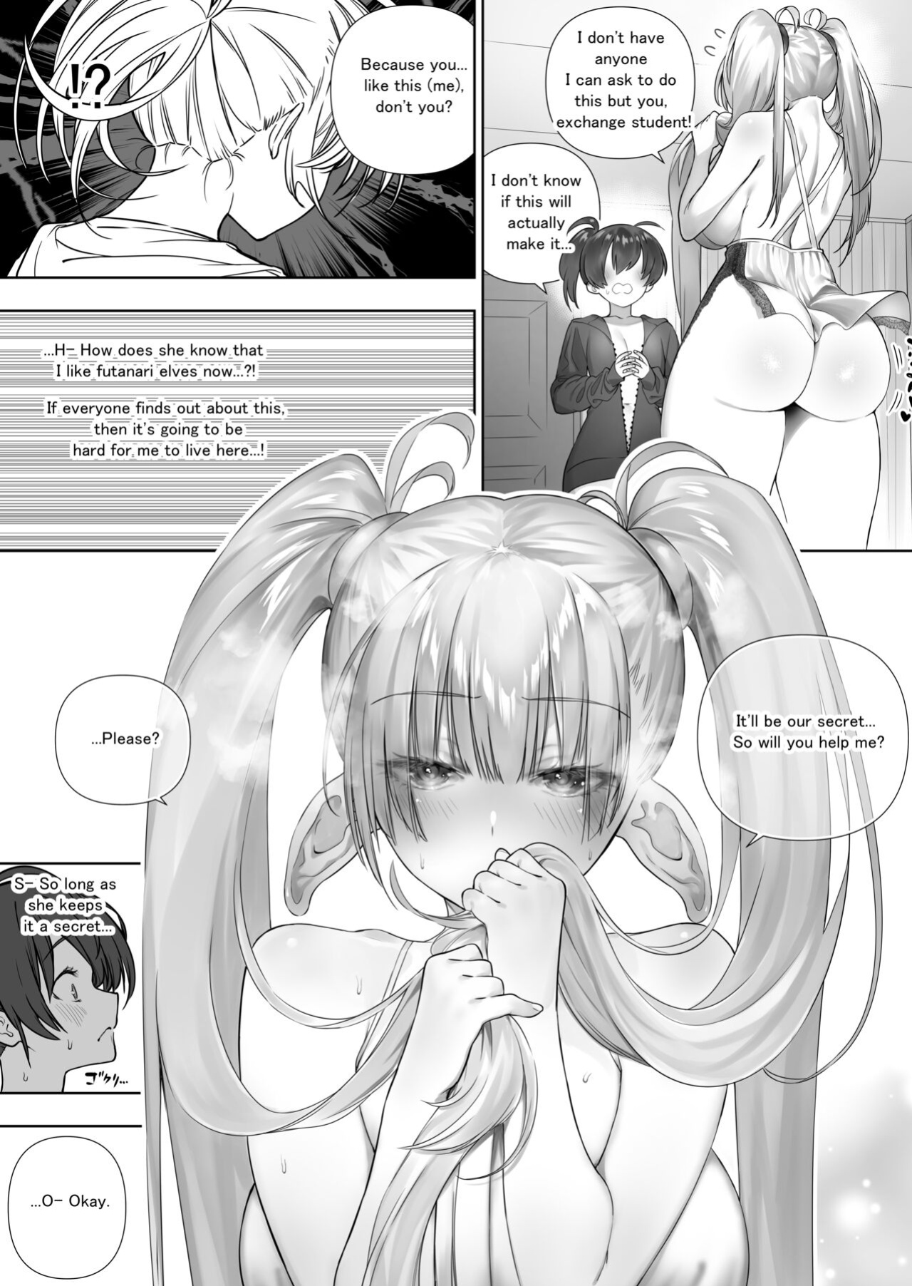[Kawakami Masaki] Futanari no Elf