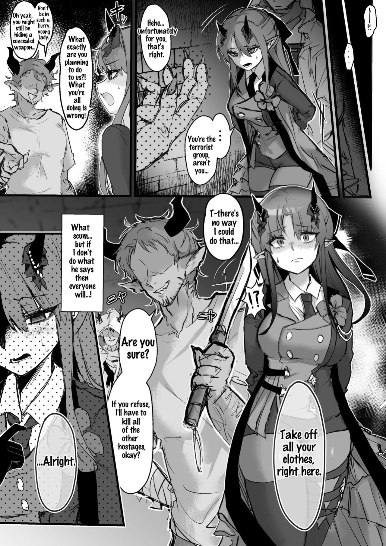 [Kagura] A Hopeless Hibiscus Rape Manga (Arknights)