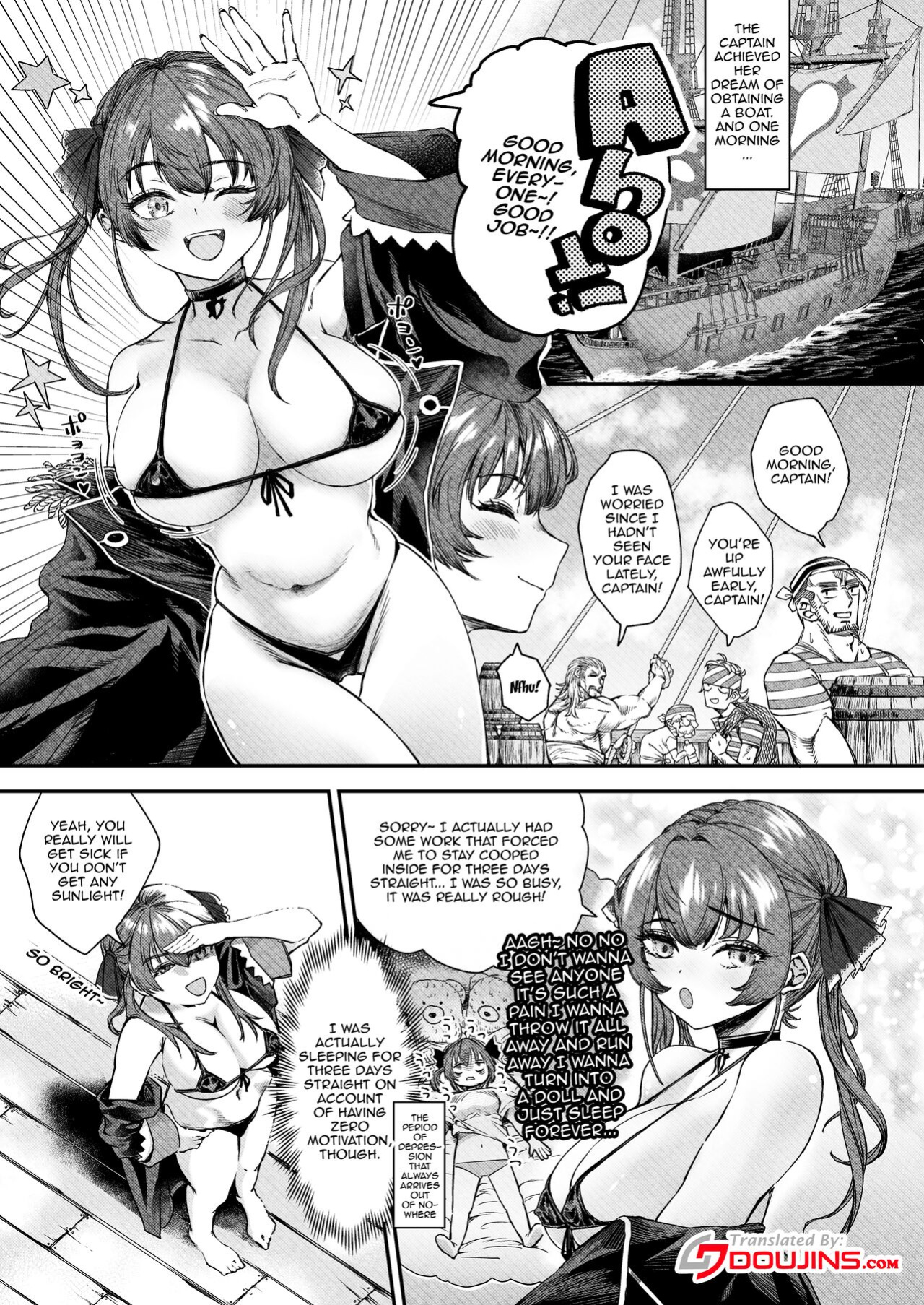 [Harapecora (Jules)] Watashi ga Takarabako o Akete ii no ka ne? (Houshou Marine, Takane Lui) [Doujins.com]