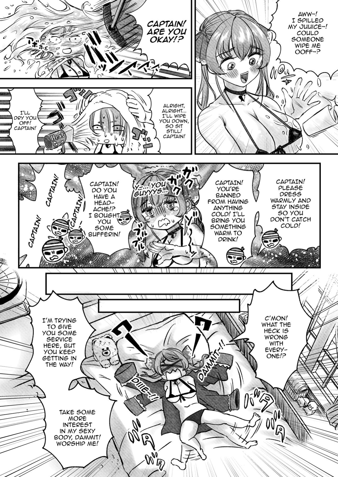 [Harapecora (Jules)] Watashi ga Takarabako o Akete ii no ka ne? (Houshou Marine, Takane Lui) [Doujins.com]