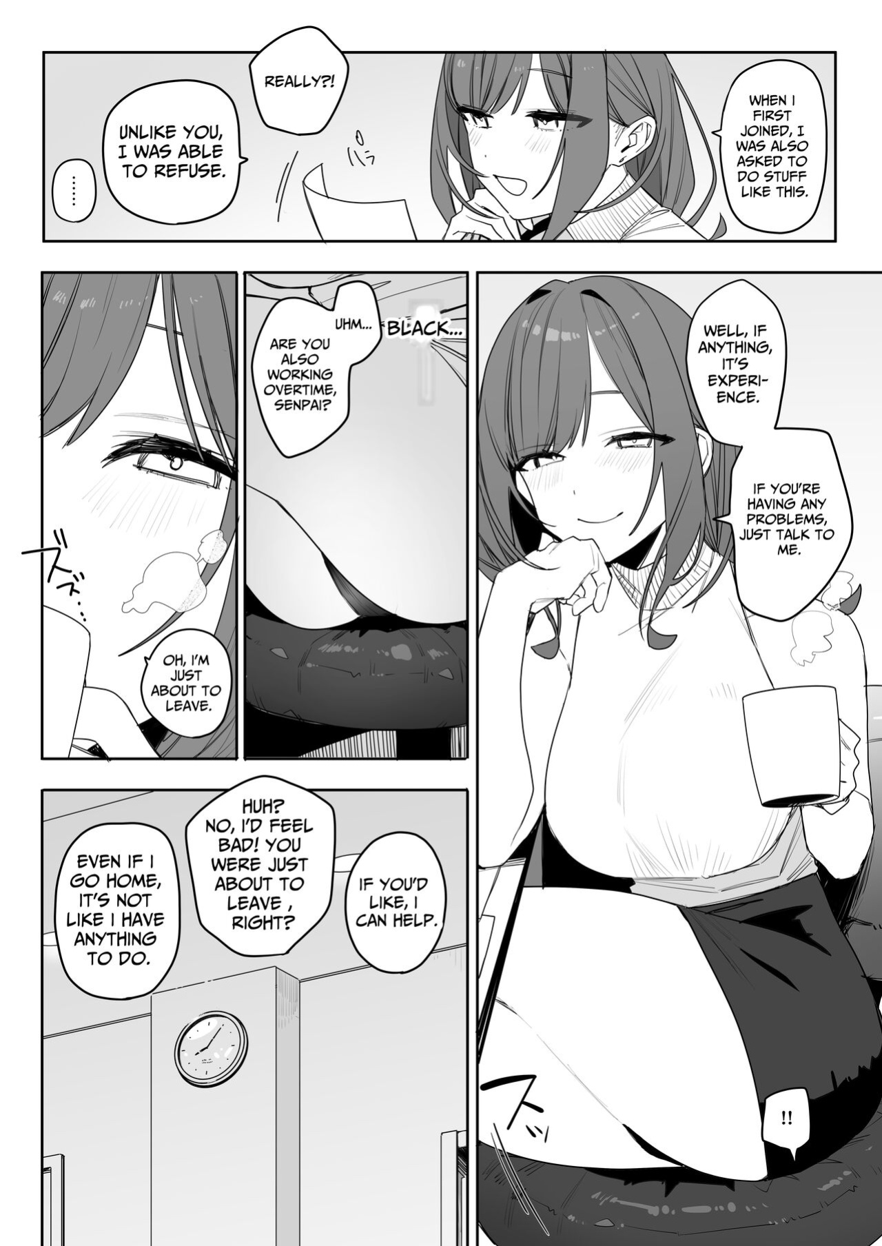 [Nakosiru] My Pain-In-The-Ass Yet Nice And Caring Senior Collegue [spaceMoose]