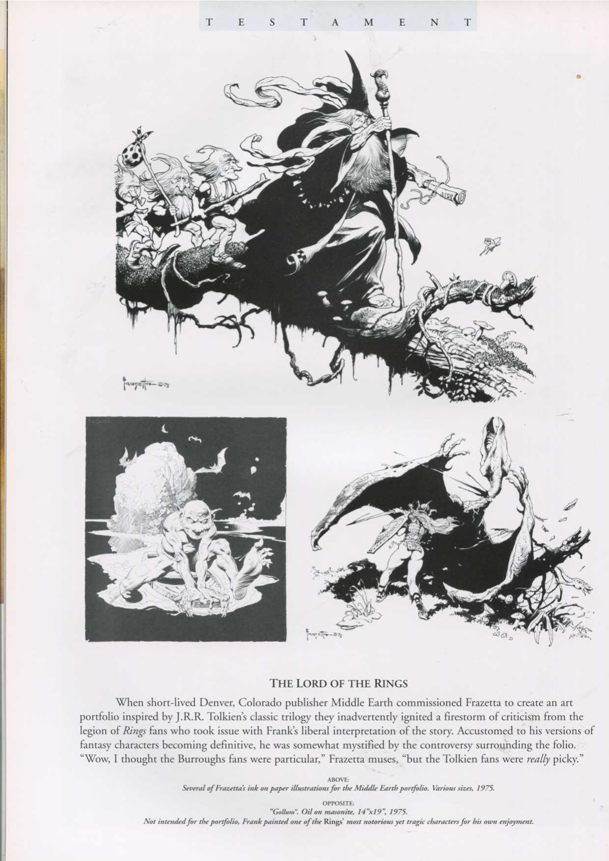 Testament: A Celebration of the Life and Art of Frank Frazetta