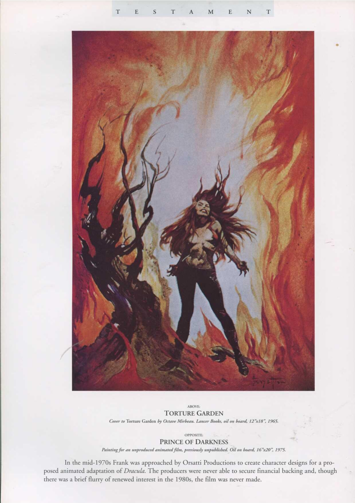 Testament: A Celebration of the Life and Art of Frank Frazetta