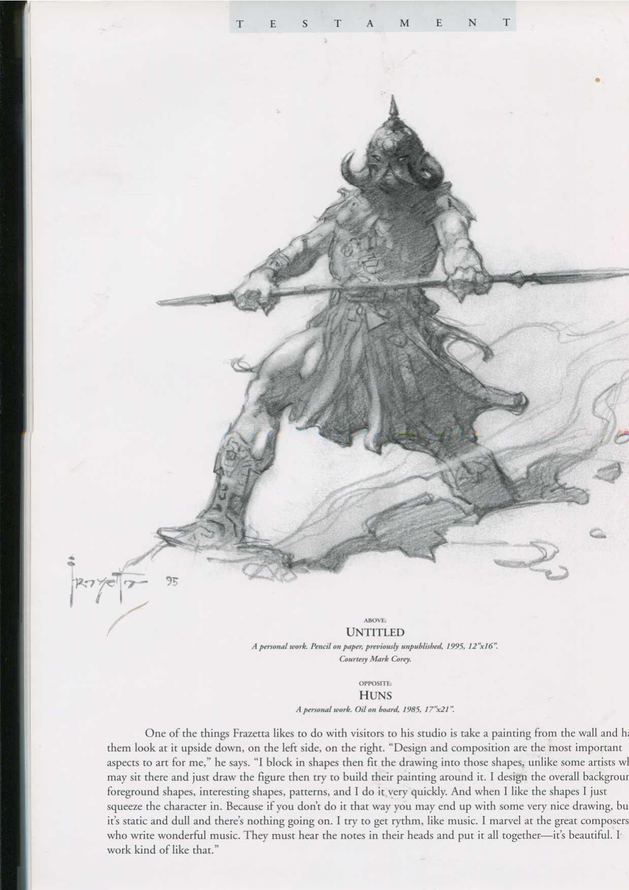 Testament: A Celebration of the Life and Art of Frank Frazetta