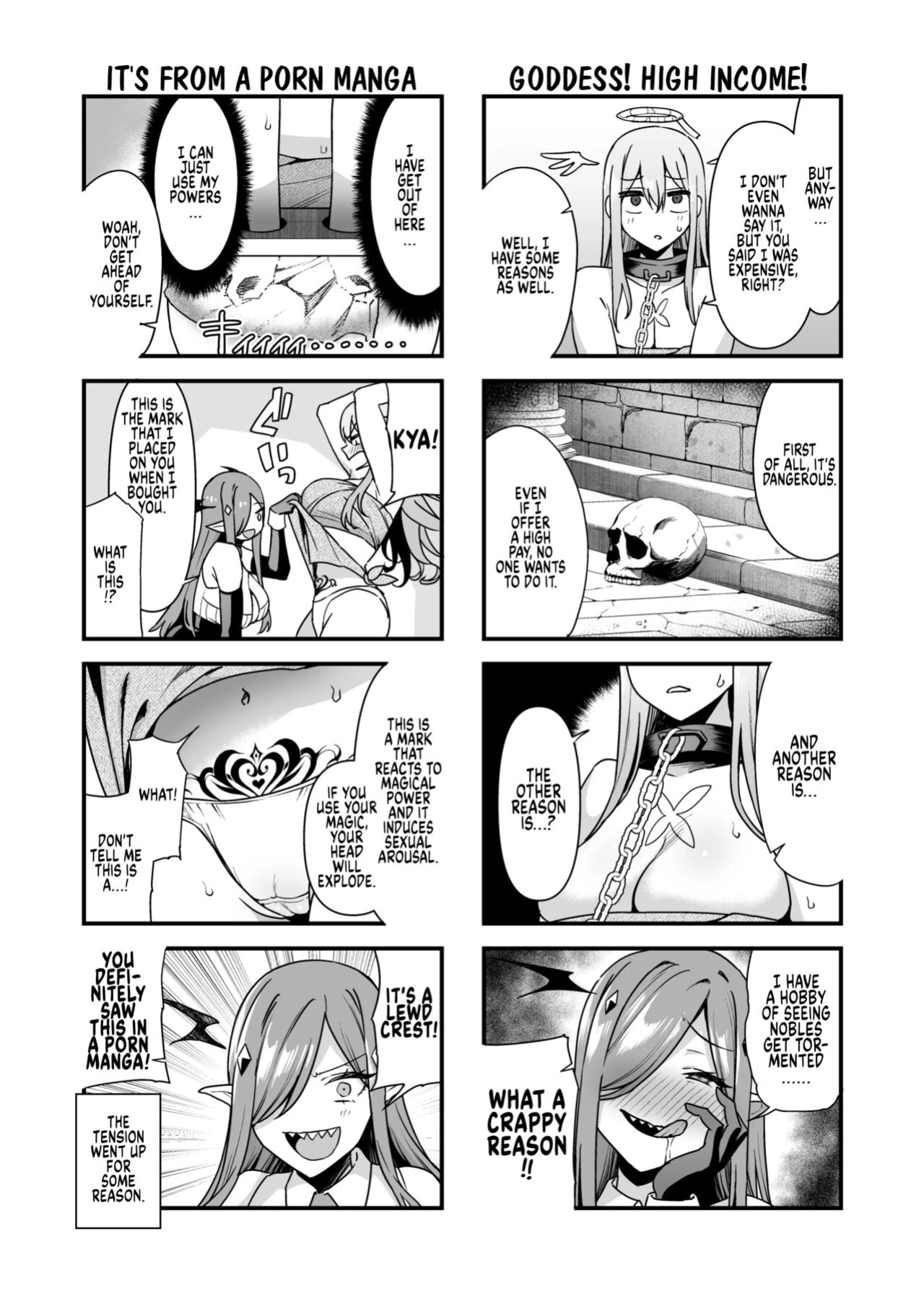 [Ikihaji Hummingbird (Amano Don)] Ochibure Megami no Yamibaito | The Fallen Goddess Has A Dark Part-time Job