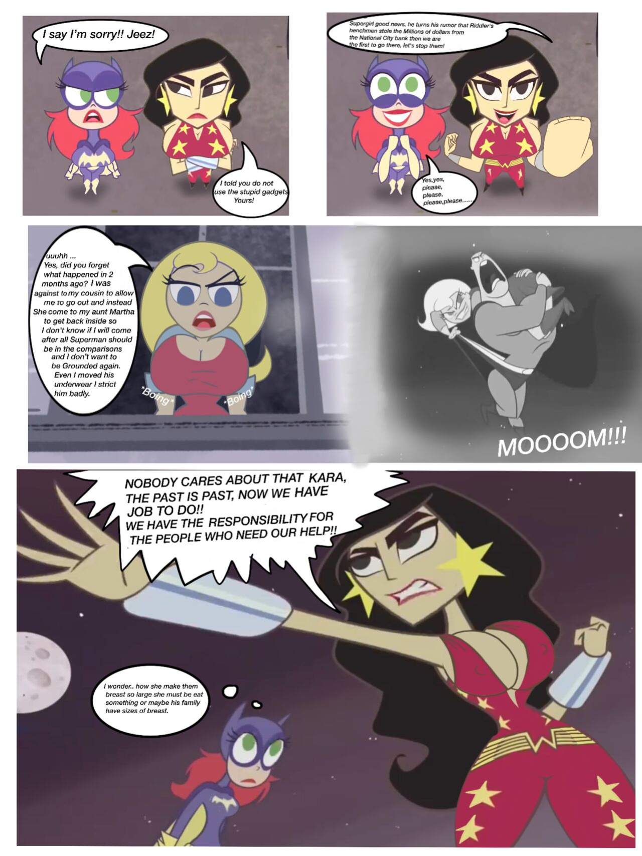 (Djpaint96) Dc Super Best Friends Forever - The Girl’s Punishment (Dc Superhero Girl)