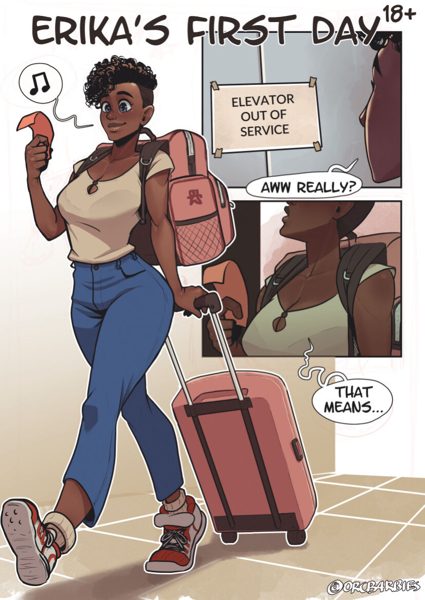 [OrcBarbies] A Special Gobbo College Comic: Erika's First Day [complete]