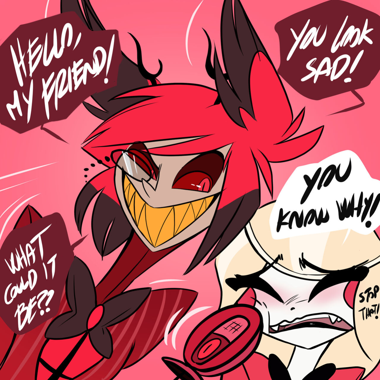 [The Kinky Quest] Alistor wants to help!! (Hazbin Hotel)
