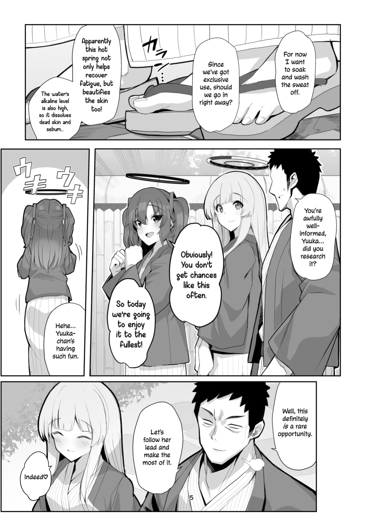 [Momokan (Momonosuke)] Seminar Yukemuri Ianryokou | Steamy Seminar Leisure Trip (Blue Archive) [Nonki]
