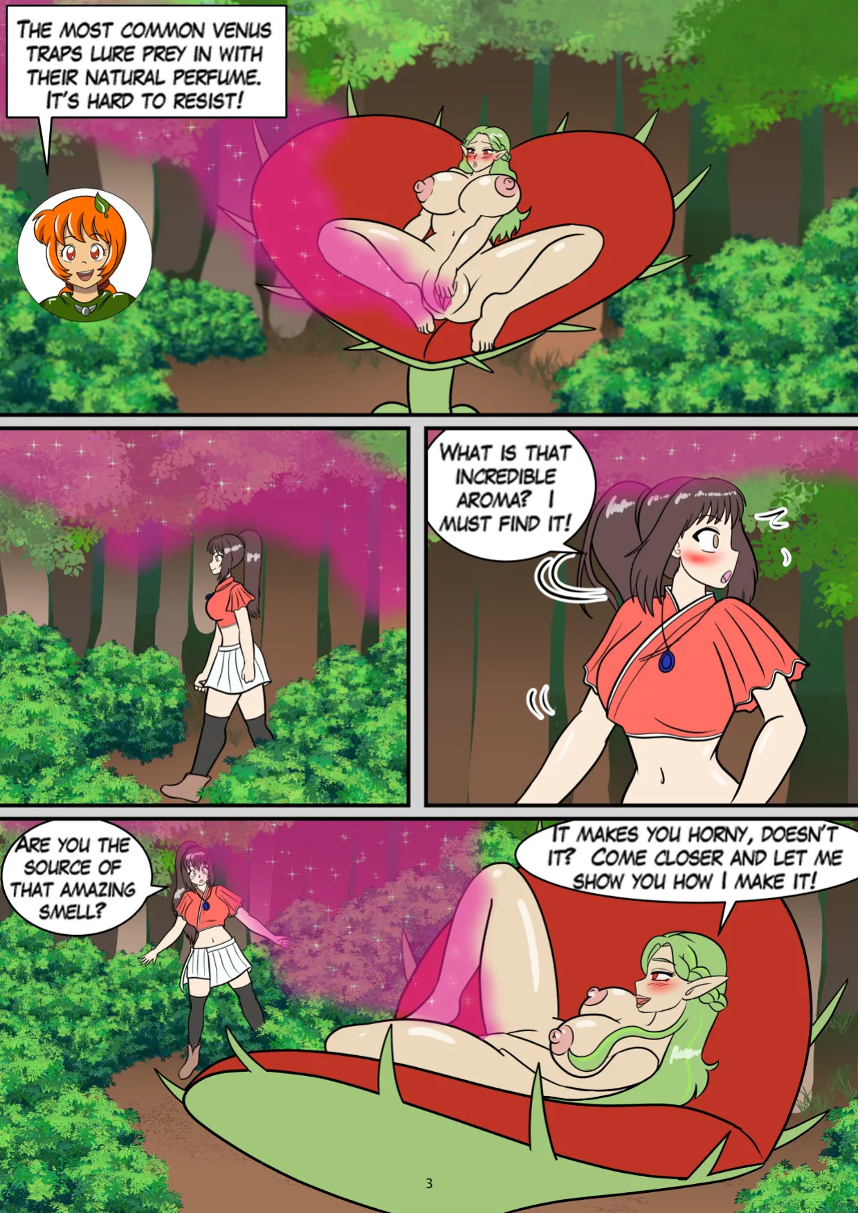 [LadyDrasami] Willow's Guide to Carnivorous Plantgirls Vol. 2: Venus-Traps