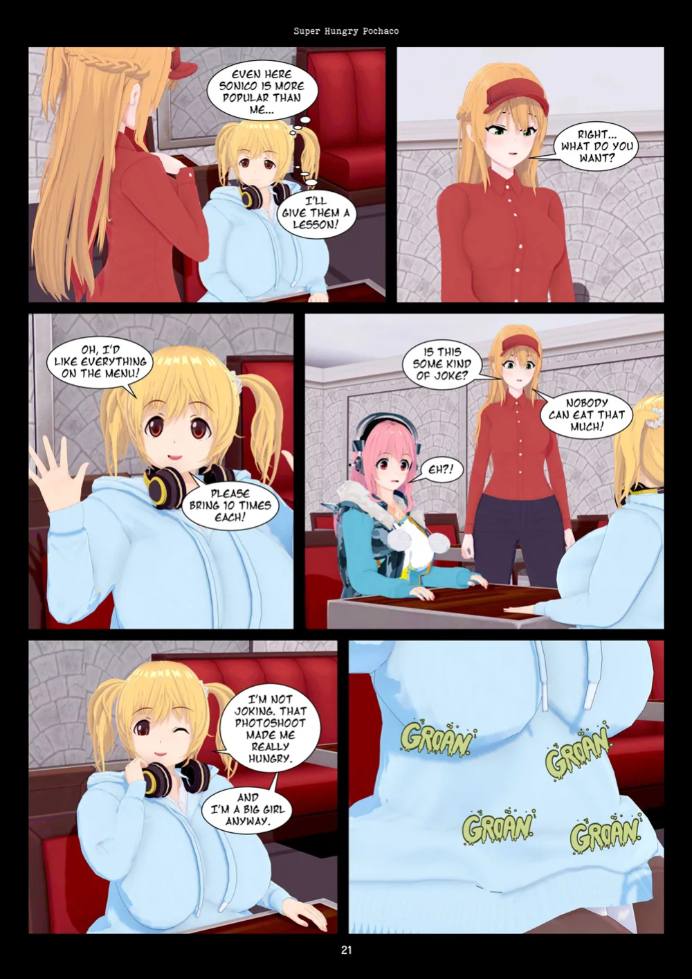 Super Hungry Pochaco