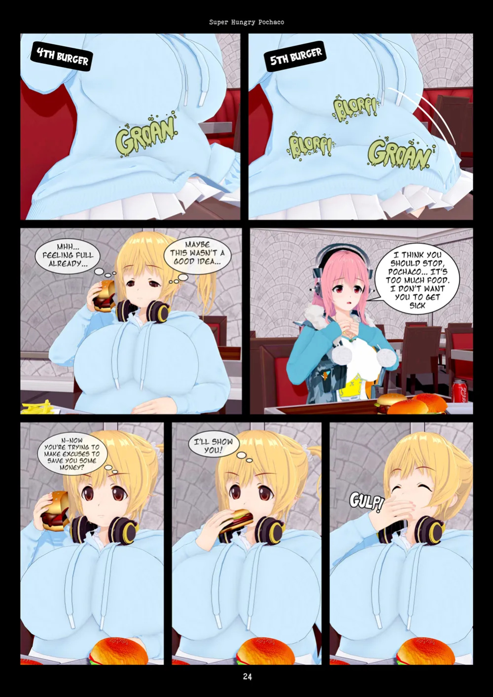 Super Hungry Pochaco