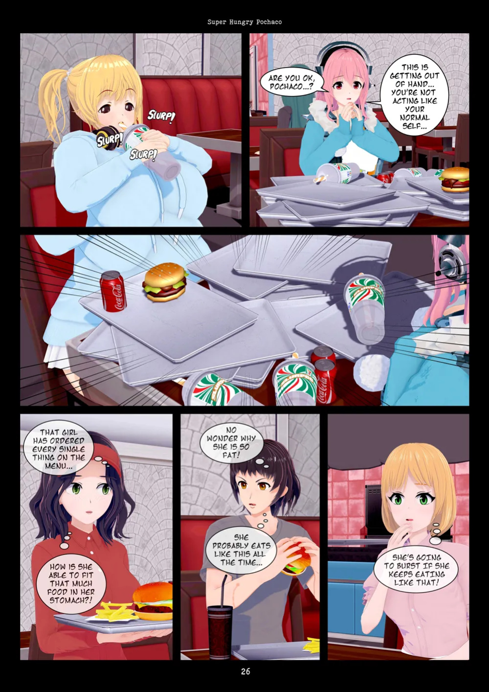 Super Hungry Pochaco