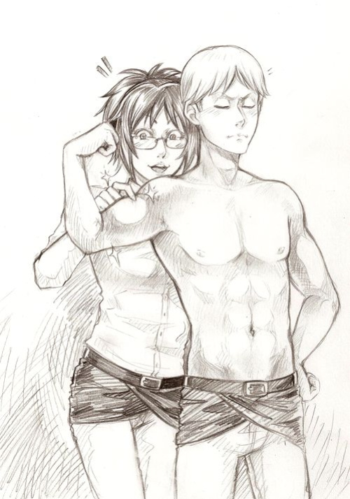 Shingeki no Kyojin Hentai Art by Theheroisme
