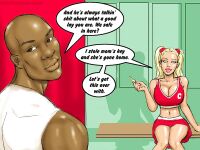 2 Hot Blondes Bet On Big Black Cocks