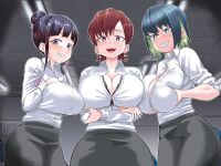 [Moriya (Tenkomori)] Zurihara ~ Paizuri Shitakute Tamaranai Onna-tachi ~ [Faln]