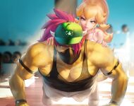 [Sakimichan] Princess Peach Gym Days