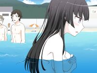 [Nihon Dandy (Matsuno Susumu)] Rinrin had her swimsuit washed away + Textless + Bonus